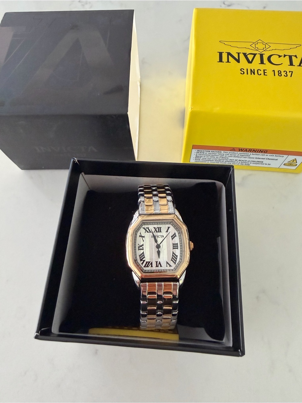 Invicta Two-Tone Silver and Gold Women's Dress Watch